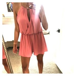 Dust rose romper